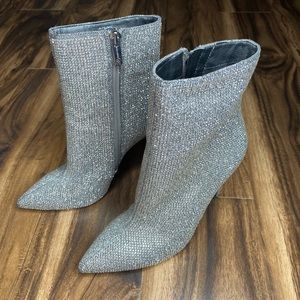 Silver boots
